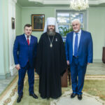 Владыка Феодосий с губернатором и председателем областной думы