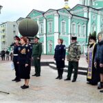 Кадеты Казачьей школы приняли присягу на соборной площади города Тамбова