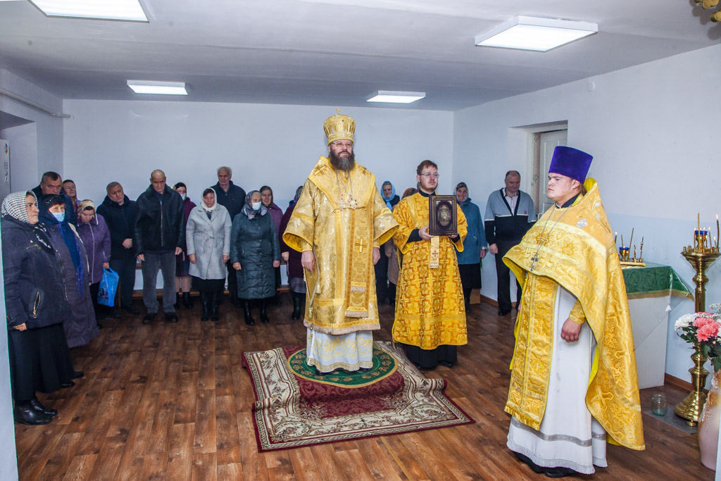 освящение храма в честь святой Матроны Московской в селе Шмаровка