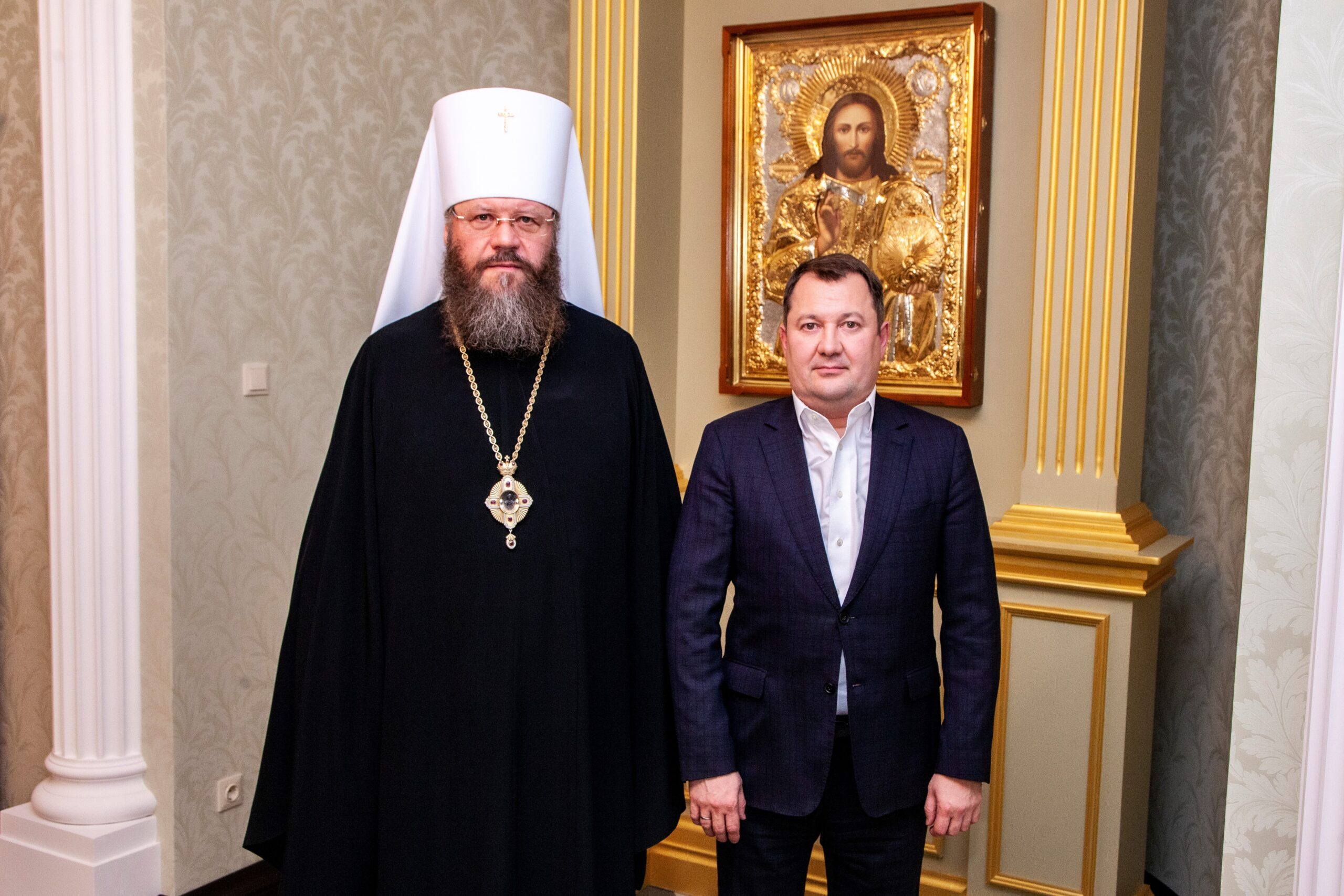 Встреча митрополита с М.Б. Егоровым