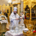 В Крещенский сочельник митрополит Феодосий совершил Божественную литургию в Спасо-Преображенском кафедральном соборе