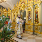 В канун праздника Обрезания Господня митрополит Феодосий совершил всенощное бдение в кафедральном соборе города Тамбова