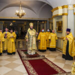 Митрополит Феодосий совершил всенощное бдение в Спасо-Преображенском кафедральном соборе города Тамбова