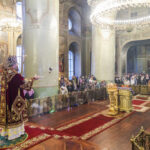 В Неделю Торжества Православия митрополит Феодосий совершил Божественную литургию в Спасо-Преображенском кафедральном соборе