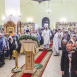 В Лазареву субботу митрополит Феодосий совершил Божественную литургию в Лазаревском храме города Тамбова
