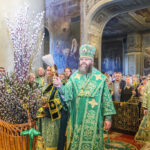 В канун Цветоносной недели митрополит Феодосий совершил всенощное бдение в Спасо-Преображенском соборе